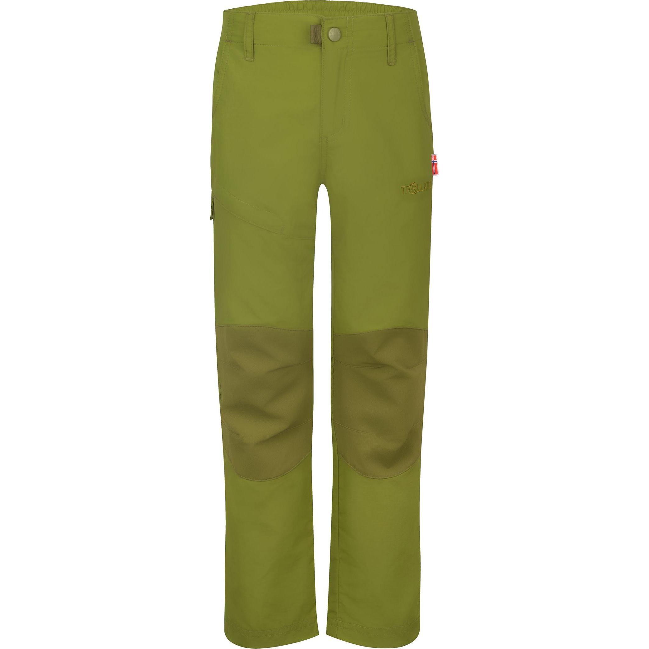 Trollkids, Unisex, Outdoorhose, Kids Hammerfest Pants Pro Slim Fit (164), Grün, 164