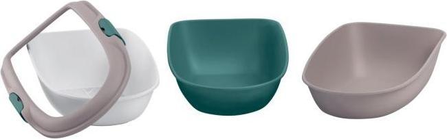 Actual product image Kerbl FURBA cat litter tray with cleaning sieve (Cat litter tray open)