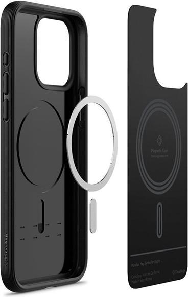 Actual product image Caseology Parallax MAG iPhone 15 Pro Max 6.7" Magsafe Czarny/Matte Black ACS06614 (Apple iPhone 15 Pro Max)