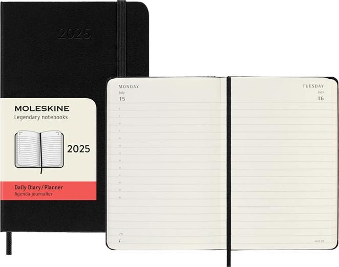 Produktbild Moleskine Tageskalender (A6, Pocket, Englisch)