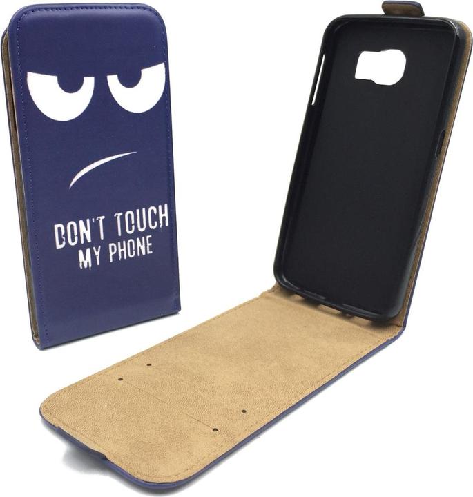 Actual product image König Design Mobile Phone Case for Samsung Galaxy S6 Protective Wallet Cover 360 Case Bumper Blue (Samsung Galaxy S6)