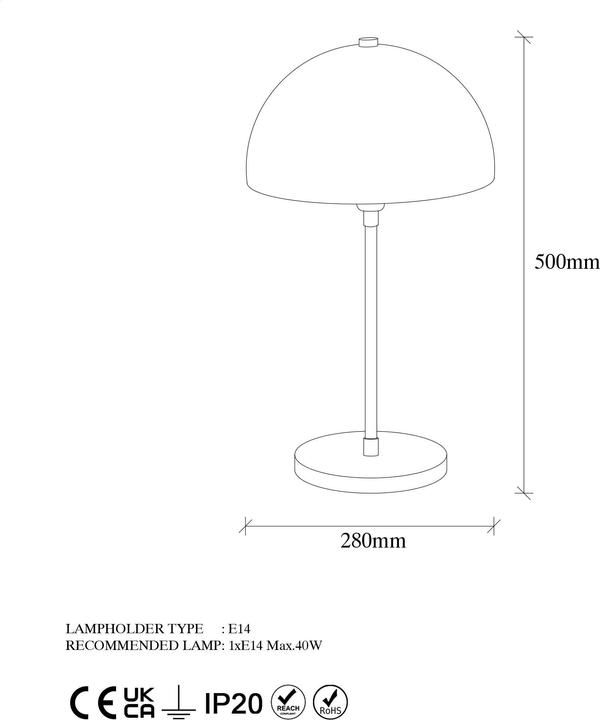 Actual product image Opviq Tommy (E14)