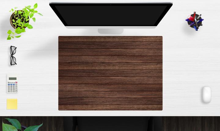 Actual product image CoverYourDesk Brown wooden boards