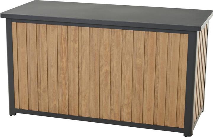 Produktbild Siena Garden SABANO Kissenbox 135x59x75cm Alu, matt-anthrazit, HT woodlook