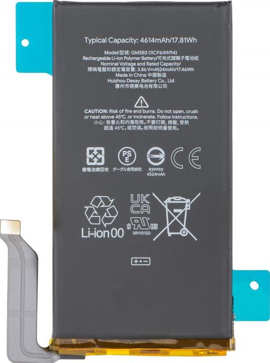 Google Batteria di ricambio originale Pixel 6 | G730-05942-01 | Autorizzata