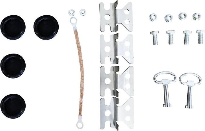 Image du produit Tru Components TC-SS504020 Schaltschrank 400 x 500 x 200 Edelstahl Lichtgrau 1 S (Boîtier)