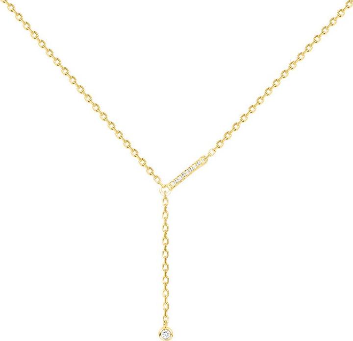 La Garçonne Diamant Collana Toi Et Moi (Argento)