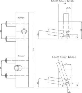 Actual product image Anuba Stop tools for single-drill bands model B + C (CH standard) (8.7 millimetres)