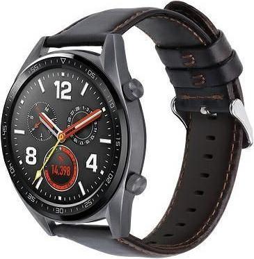 Immagine prodotto Beline Cinturino in pelle per smartwatch, nero, 22 mm (22 mm, Ecopelle)