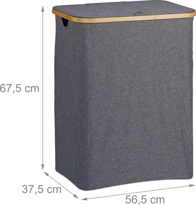 Image du produit Relaxdays Panier à linge (130 l)