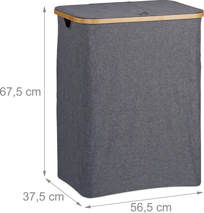 Actual product image Relaxdays Laundry basket (130 l)