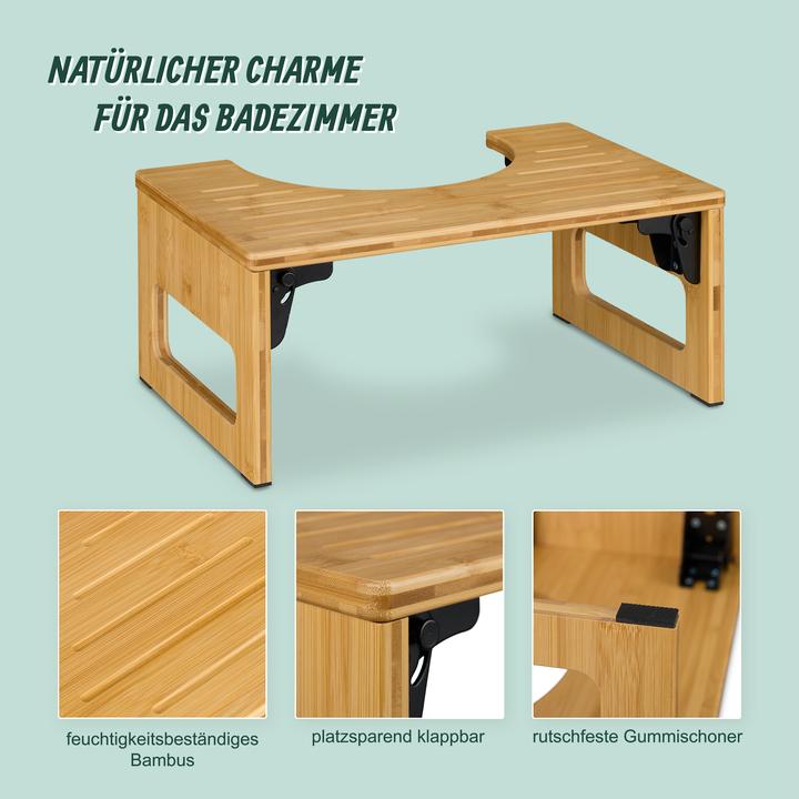 Actual product image Relaxdays Toilettenhocker