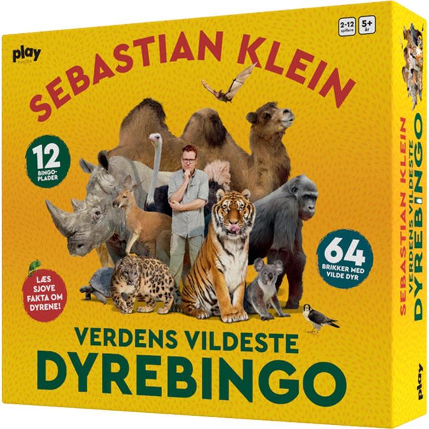 Carlsen Sebastian Klein - Verdens vildeste dyrebingo (CLR2586)