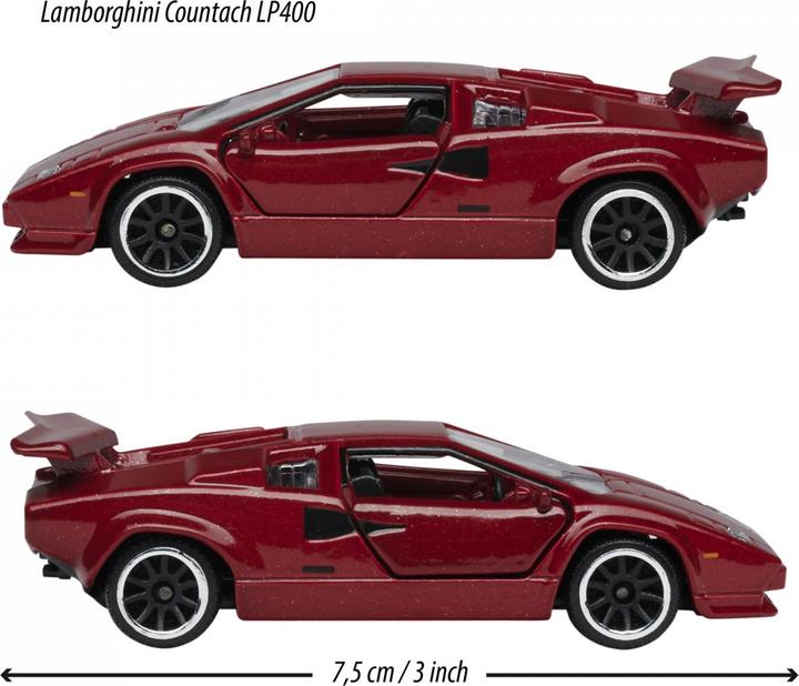 Productafbeelding Majorette Vintage Lamborghini Countach rood