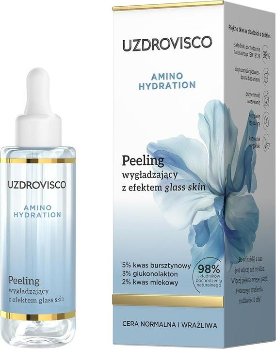 Immagine prodotto Uzdrovisco Amino Hydration peeling wygładzający z efektem glass skin 30ml (Scrub detergente, 30 ml)