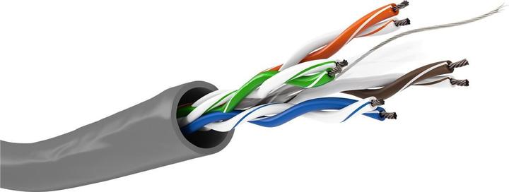 Produktbild Goobay Netzwerkkabel CAT 6 U/UTP 4 x (U/UTP, CAT6, 305 m)