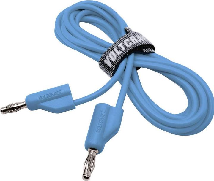 Actual product image Voltcraft Highly flexible test leads SET 2.0 m 30 V/AC, 60 V/DC 10 A