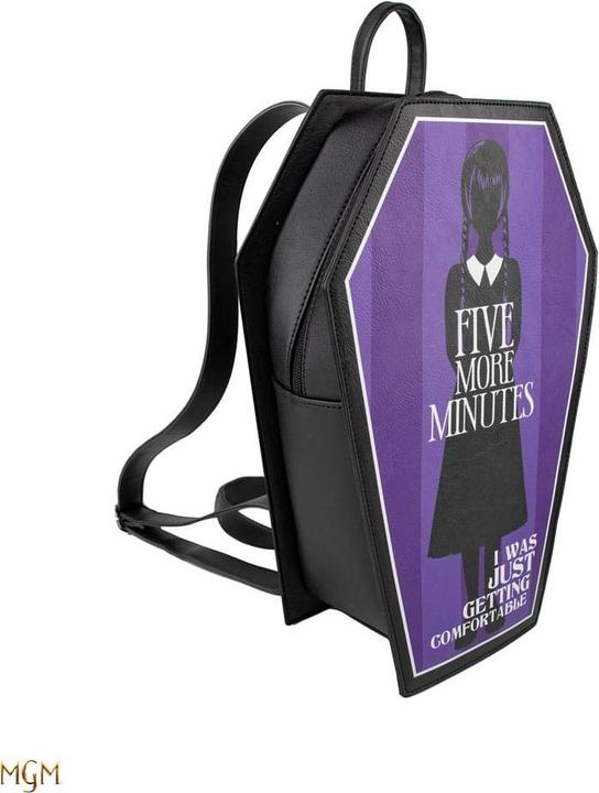 Actual product image Cinereplicas Wednesday Backpack Wednesday Coffin
