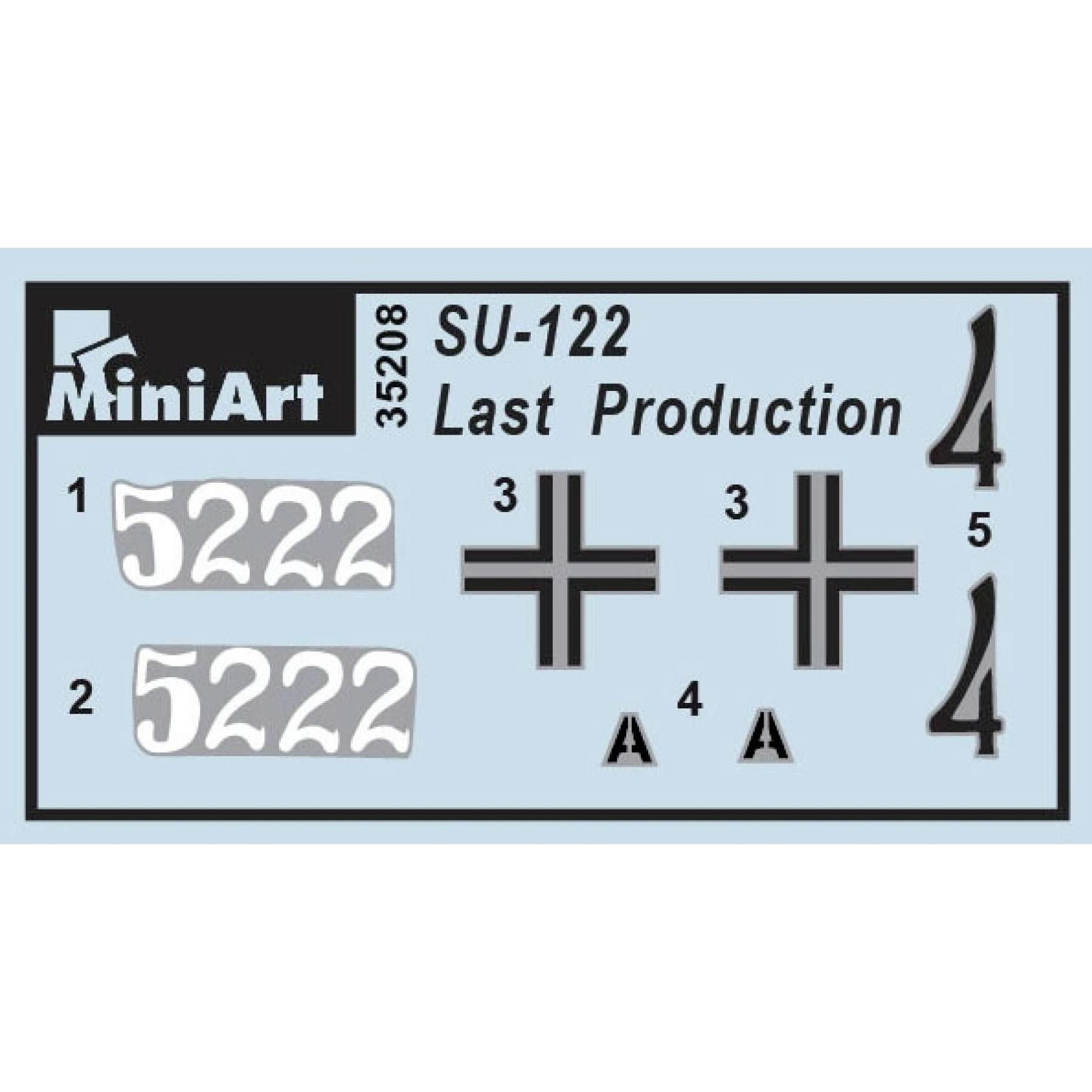 Thumbnail - Mini art SU-122 (Last Production) Interior Kit