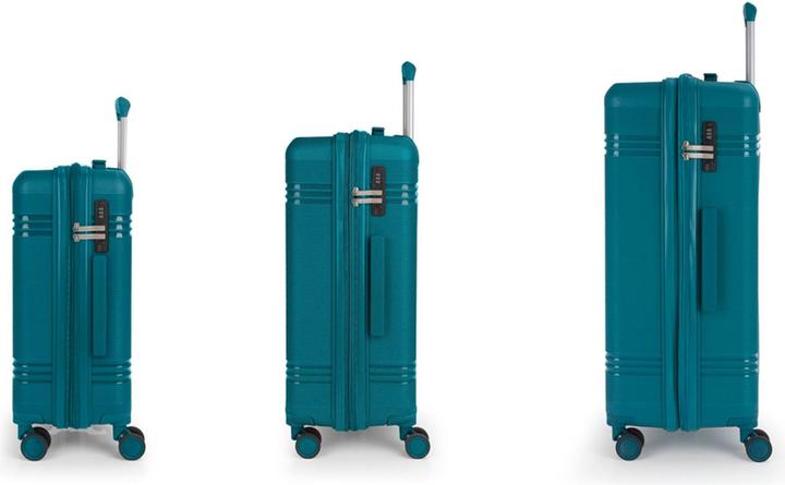 Actual product image Gabol Saori 4-wheel suitcase set 3-piece with stretch fold (220 l, XL (from 140l))