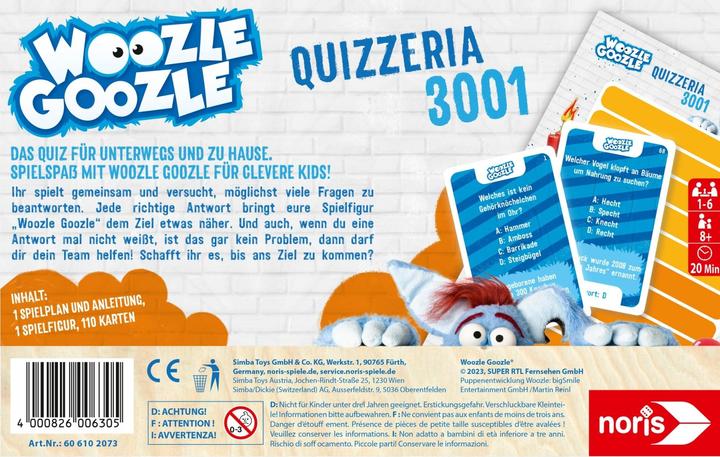 Actual product image Noris Woozle Goozle - Quizzeria 3001 (German)