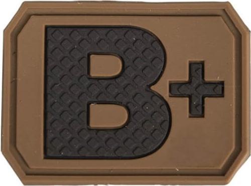 Actual product image Mil-tec Patch 3D blood groups