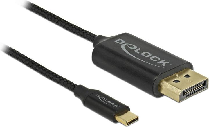 Produktbild Delock DisplayPort — USB Typ C (2 m, DisplayPort, USB Typ C, 1.2)