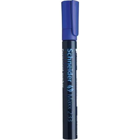 Thumbnail - Schneider, Marker, Permanentmarker Maxx 233 Strichstärke: 1-5 mm Schreibfarbe: blau (Tiefblau, 5 mm, 1 x)