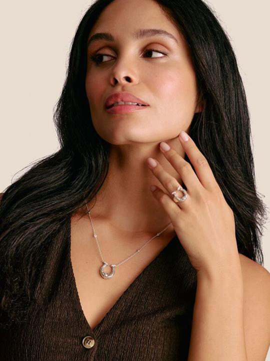 Produktbild Thomas Sabo Ring Hufeisen Elyndra geschwärtzt Silber (18, 58, 925 Silber)