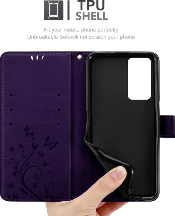Image du produit Cadorabo Pochette Flower Book (OnePlus 9RT 5G)