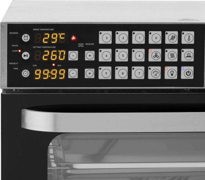 Produktbild Royal Catering Profi-Heissluftofen Konvektomat 2800 W 230 V Timer versch. Funktion 4 Bleche