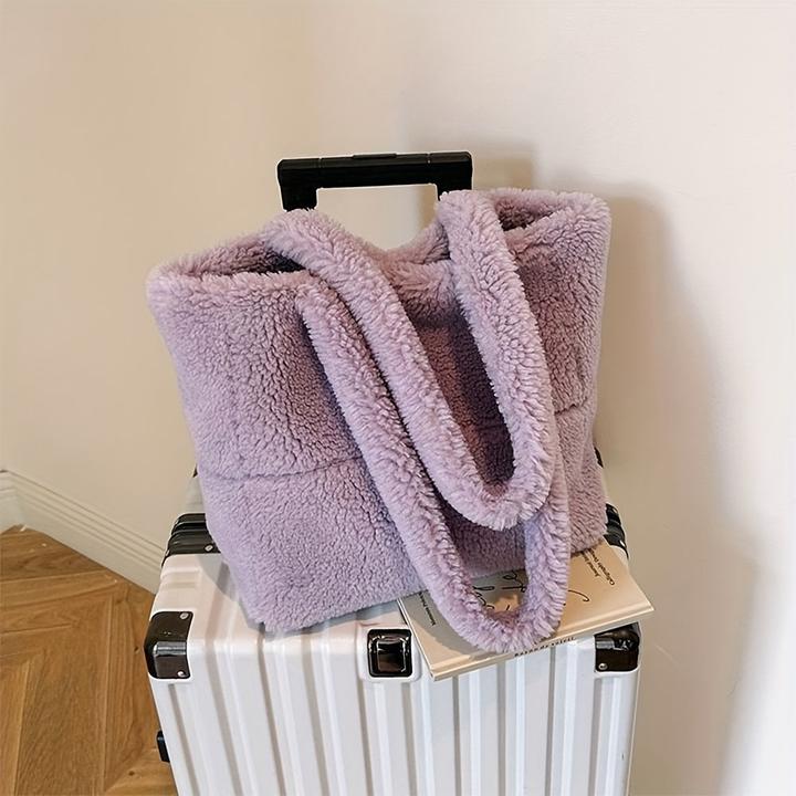 Produktbild Only-Bags.Store Schicke Kunstpelz-Umhängetasche - vielseitig und leicht, perfekt für Arbeit oder Freizeit