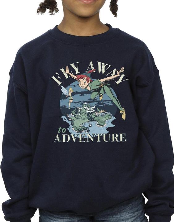 Produktbild Disney Peter Pan Fly Away To Adventure Sweatshirt Mädchen (152, 158)