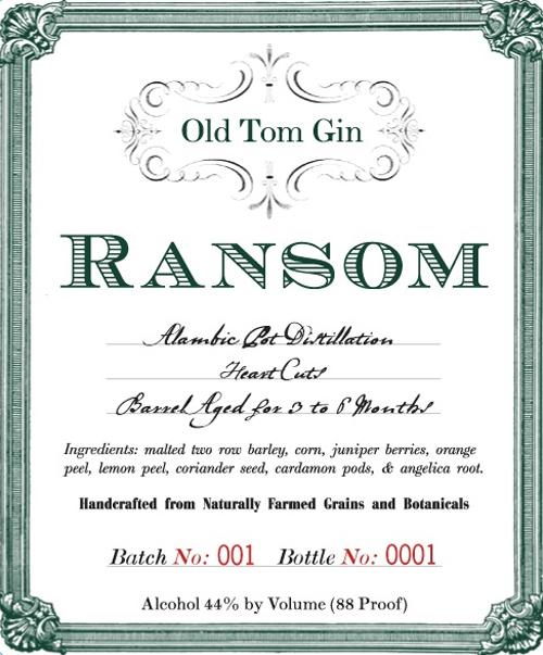 Produktbild Ransom Old Tom (1 x 75 cl)