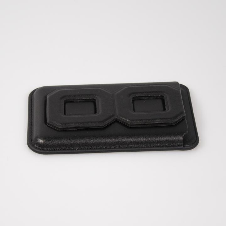 Actual product image PhoneLook Porte-cartes magnétique wallet MagSafe cuir végan avec aimant fort et support pliable intégré