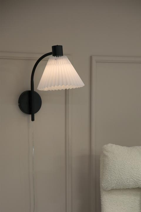 Produktbild Markslöjd Mira 1 Wandleuchte Black/White (E14)