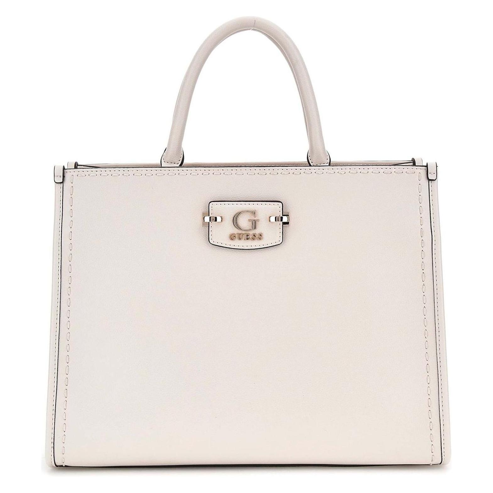 Guess, Damen, Handtasche, Nastra 2 Compartment Tote Bag, Beige