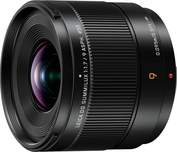 Actual product image Panasonic Leica DG 9mm 1.7 (Micro Four Thirds, Micro Four Thirds)