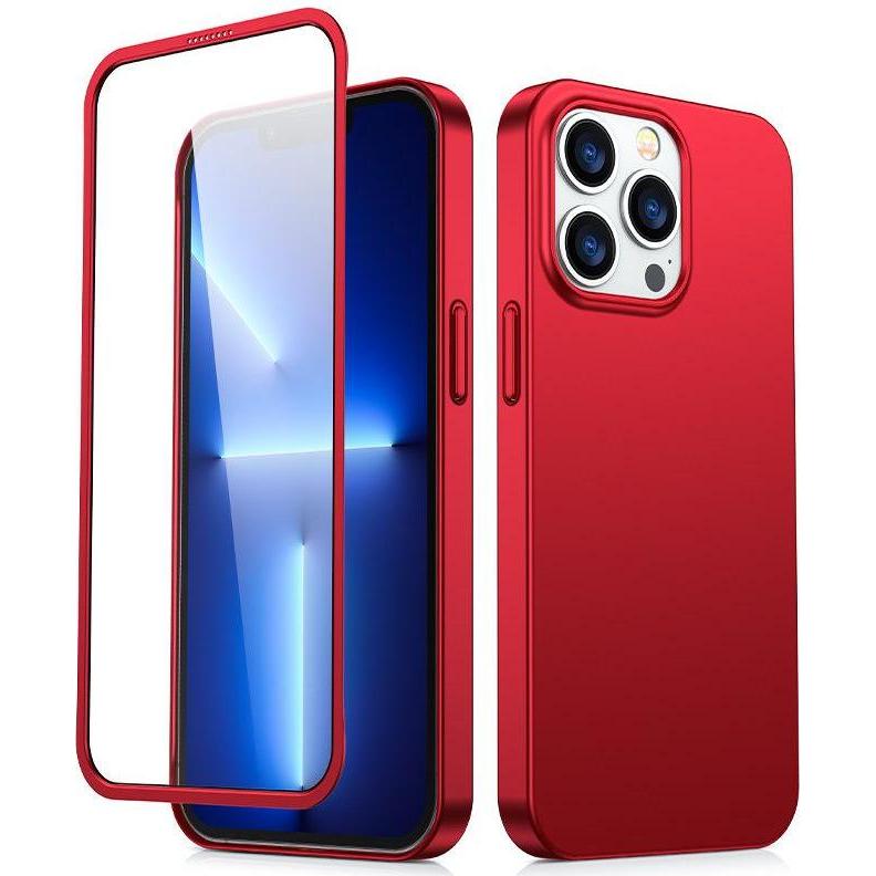 Joyroom 360 Full Case front and back cover for iPhone 13 Pro Max + tempered glass screen protector r (Apple iPhone 13 Pr...