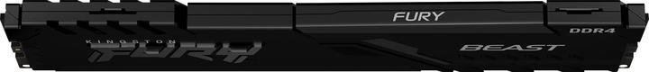 Produktbild Kingston DDR4 32GB PC 3600 CL18 FURY Beast Juodas retail (1 x 32GB, 3600 MHz, DDR4-RAM, DIMM)