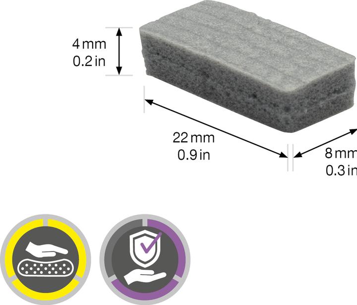 Image du produit Amortisseur de vibrations Soft Pad 22x8 mm 24 pcs. (24 pcs)