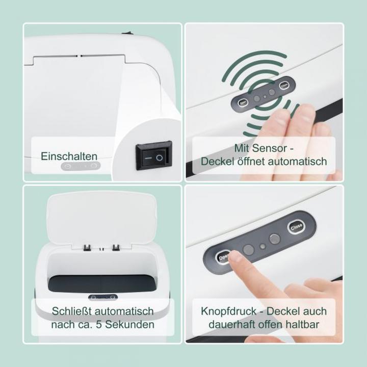 Produktbild Relaxdays Sensor-Mülleimer (50 l)