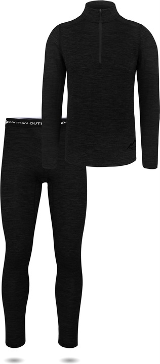 Immagine prodotto Normani Camicia e pantaloni Merino a maniche lunghe da uomo Canberra/Sydney (L)