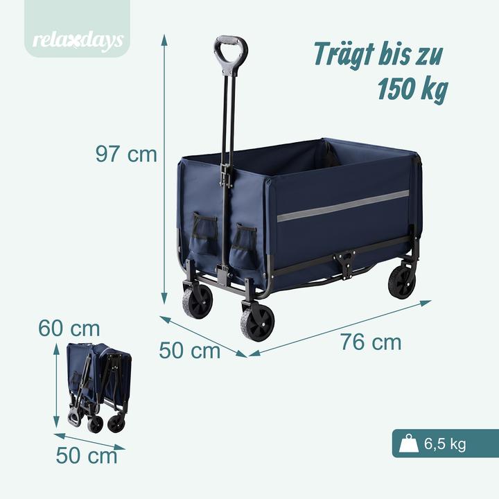 Produktbild Relaxdays Bollerwagen