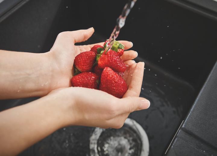 Produktbild Grohe K400 Kompositspüle mit Abtropffläche (Aufsatzspülbecken, 50 cm, 78 cm)