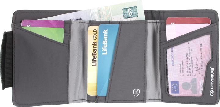 Actual product image Lifeventure RFID Wallet, Recycled, Navy Blue