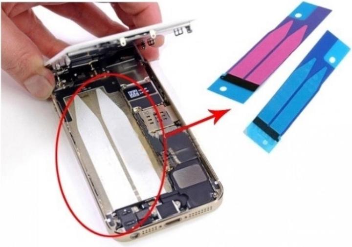 Actual product image Foxconn iPhone 6S Adhesive Sticker for Apple Battery Battery in iPhone 6S