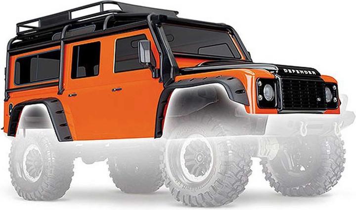 Produktbild Traxxas Karosserie, Land Rover Defender, Adventure-Edition orange/schwarz