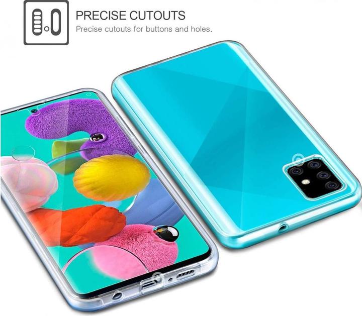 Immagine prodotto Screenguard Protezione schermo e corpo a 360° Samsung Galaxy A51 4G Cover con pellicola (Samsung Galaxy A51)