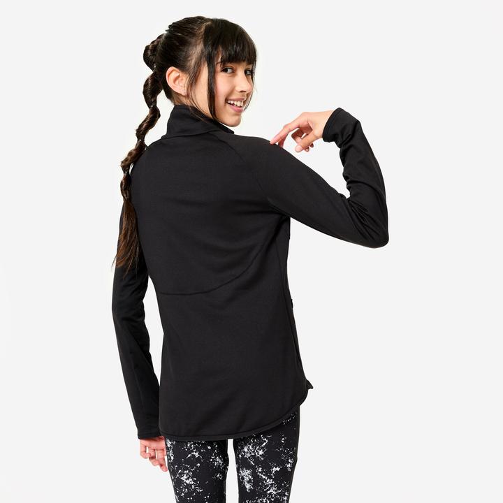 Actual product image Decathlon Jacket girls waisted polyester (170)